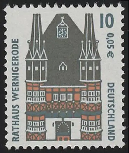 2139 SWK 10/5 Nr. ohne Punkt, Einzelmarke + Nr. **