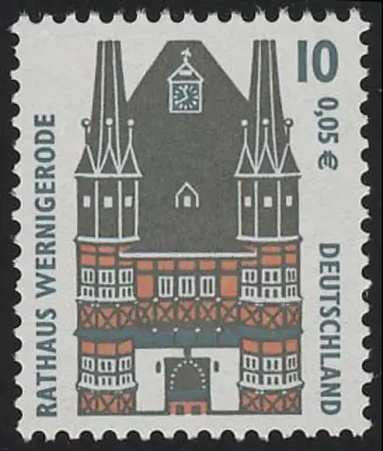 2139 SWK 10/5 Nr. ohne Punkt, Einzelmarke + Nr. **