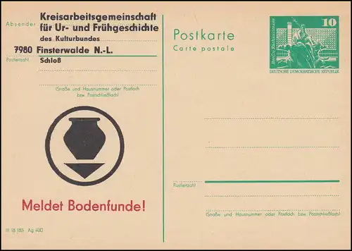 DDR P 79 Archäologie - Meldet Bodenfunde!, **