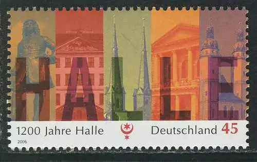 2510 Halle an der Saale / Sachsen-Anhalt, postfrisch **