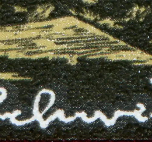 1085 Schweitzer 20 Pf: Entaille à l'ombre sur w von SchwitzER, case 3, **