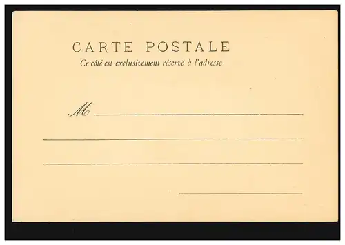 Carte postale Prénoms: Justina, Art Nouveau - image, clair de soleil, inutilisé