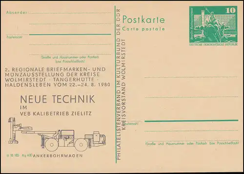 DDR P 79 Neue Technik im VEB Kalibetreib Zielitz 1980, **
