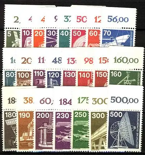 846 et suiv. IuT 23 Valeurs, bord supérieur, phrase **