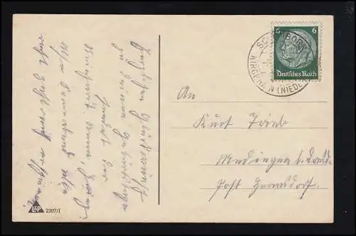 Kegels AK Sport: Arthur Thiele - Toujours le long du mur ! SCHÖNBORN 1935