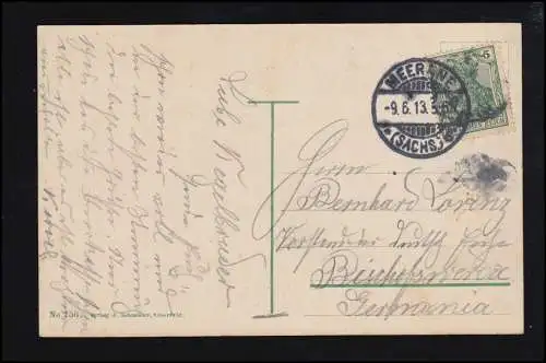 Kegels AK Sport: Sur le chemin de fer à Keling Au départ: Du calme ! Merane 1913