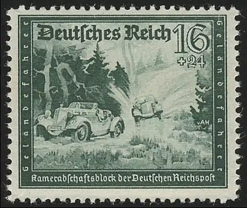 891 Kameradschaftsblock 1944 16+24 Pf **