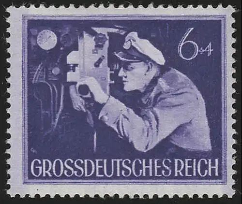 876y Journée des Héros de la Souvenire Commandement sous-marin 6 Pf **