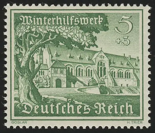 732 Winterhilfswerk Bauwerke 5 Pf, postfrisch **