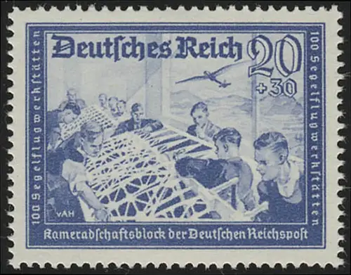 777 Kameradschaftsblock 20+30 Pf, postfrisch **