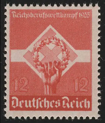 572x Reichsberufswettkampf 12 Pf, postfrisch **