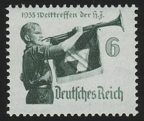 584y Hitler-Jugend 6 Pf, postfrisch **