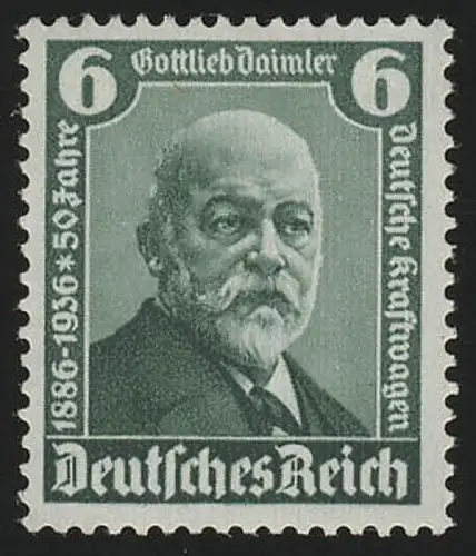 604 Automobile Gottlieb Daimler, postfrisch **