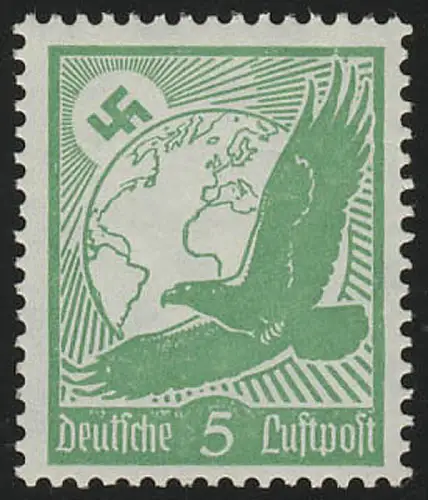 529x Flugpostmarke 1934 5 Pf, postfrisch **
