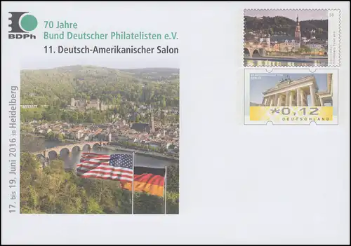 USo 404 70 Jahre Bund Deutscher Philatelisten BDPh 2016, **
