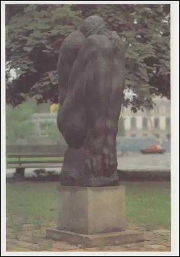 PP 19/21 Wielfried Förster: Grand homme en deuil / Bronze, **