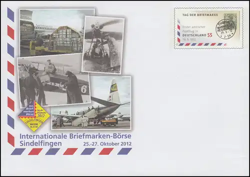 USo 276 Briefmarkenbörse Sindelfingen 2012, **
