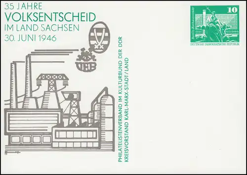 PP 15/127 Bauwerke Volksentscheid im Land Sachsen1946-1981, **