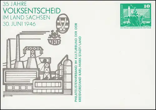 PP 15/127 Bauwerke Volksregelsrecht dans le Land de Saxe1946-1981, **