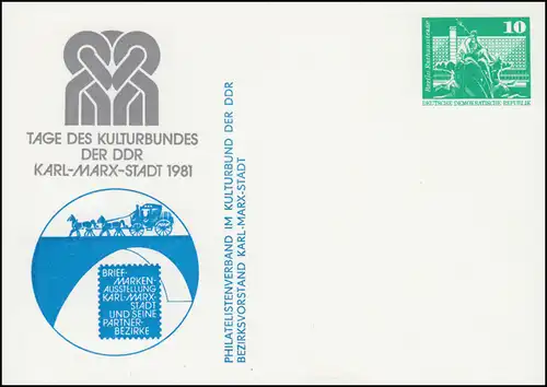 PP 15/134 Journées de construction de la Fédération de culture Karl-Marx-Ville 1981, **