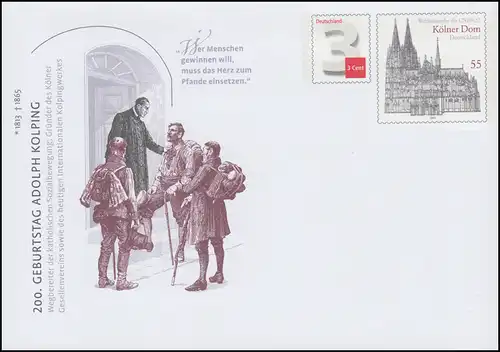 USo 312 Adolph Kolping und Kölner Dom 1913, **