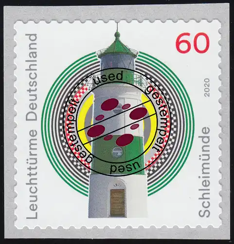 3555 Phare de mucilage autocollant O