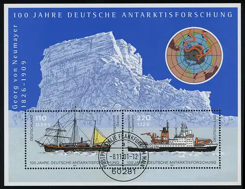 Block 57 Antarktis 2001, VS-O Frankfurt/Main