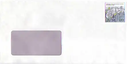 USo 15 B X Sächsische Schweiz, mit Fenster, postfrisch