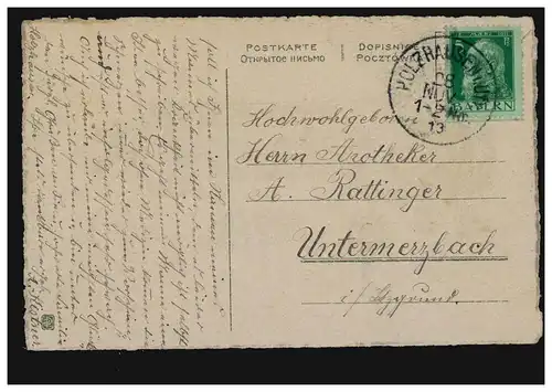 AK Félicitations pour l'anniversaire de la lettre de sceau de bonheur, HOLZHAUSEN 28.11.1913