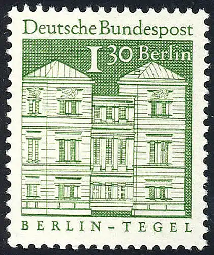 284 Deutsche Bauwerke 1,30 DM Schloß Tegel **