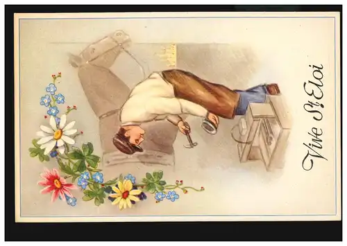 Belgique Carte Visual Prénoms: Vive St. Eloi, Sie Huffforftung, inutilisé