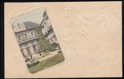 Carte de présentation Munich, courue comme carte postale locale MUNICHEN 30.1.1902