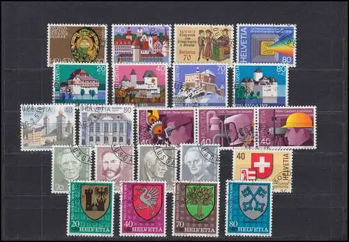 1116-1145 Schweiz-Jahrgang 1978 komplett, O gestempelt