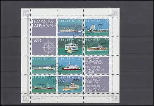 1116-1145 Suisse-Naturange 1978 complète, O Tamponné