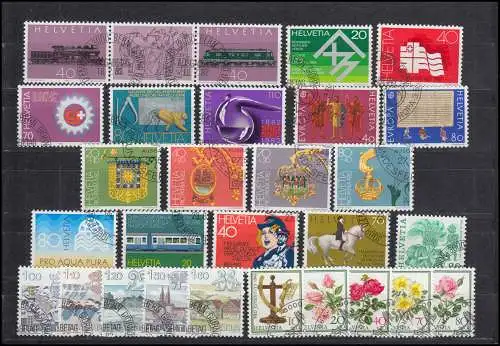 1214-1241 Schweiz-Jahrgang 1982 komplett, O gestempelt