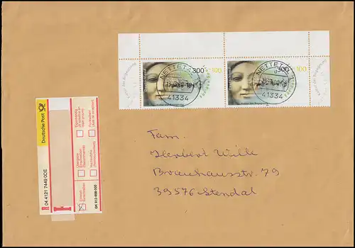 2097 Sporthilfe: Kultur und Begegnung 2000 als OR-Paar MeF EE NETTETAL 13.3.00