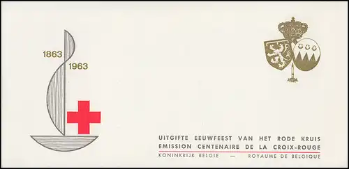 Belgien-Markenheftchen 1327 Rotes Kreuz 1963, postfrisch **