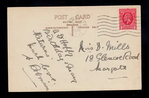 Angleterre Animaux-AK chat-action - J'entends tes appels ! REMSGATE 9.4.1936