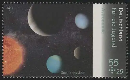 2885 Jugend Astronomie Sonnensystem [rechts], postfrisch **