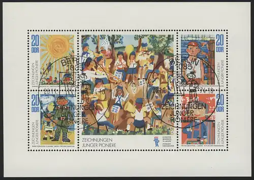 1991-1994 Dessins Jeune Pioniere-Kleinarc, ESSt Berlin 26.11.1974