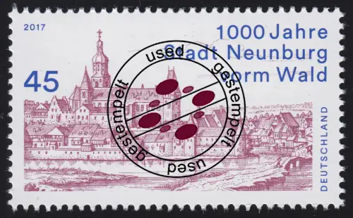 3290 Ville de Neunburg, à l'extérieur de la forêt, O