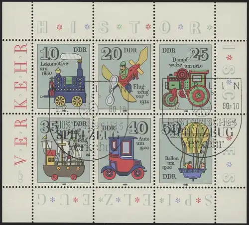 2566-2571 Petit arc de jouet 1980, avec ESSt Berlin