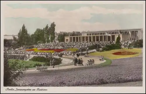 72 Berliner Philharmonie auf Blanko-AK SSt BERLIN Industrieausstellung 20.9.52