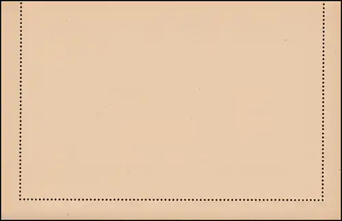 Kartenbrief K 13 Germania 10 Pf karminrot, ** wie verausgabt