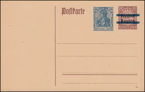 P 133I/01 Approvisionnement 30+15 p. avec année d'impression 19, ** comme dépensé