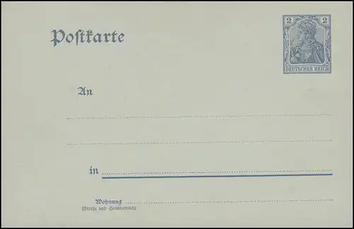 P 63X Germania 2 Pf, filigrane 2, ** tel qu'il est utilisé