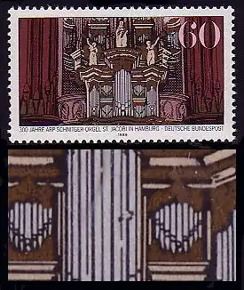 1441I orgue avec PLF I sifflet cassé, boîte 31, ** post-fraîchissement