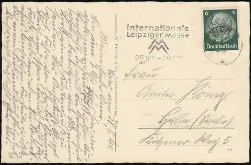 AK Trèves: Pont romain, timbre publicitaire Leipziger Messe TRIER 25.8.1940
