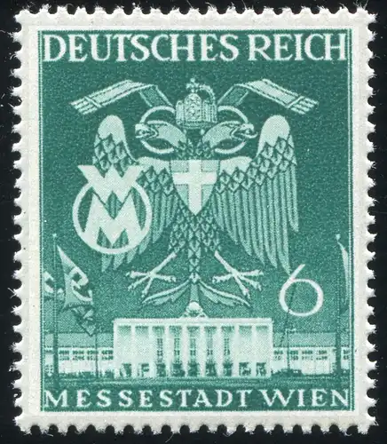 769I Salon du printemps viennois 6 p. avec PLF I barre sombre à travers la 6, champ 4, **