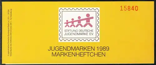 Jugend 1989 Zirkus - Jongleur 100 Pf, 5x841, postfrisch